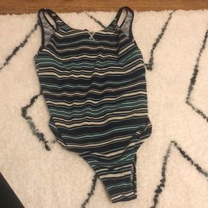 lands end bathing suit girls size 16